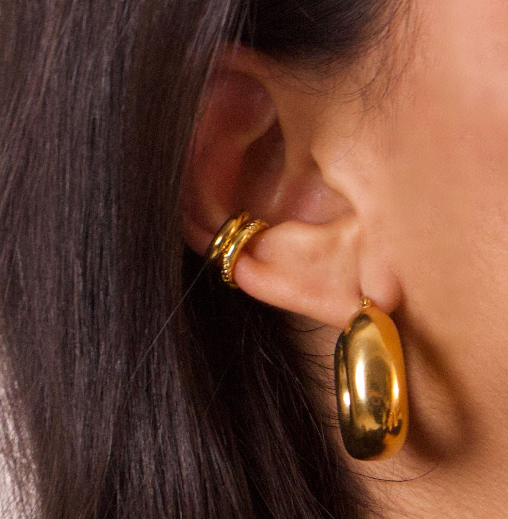 Braided Gold Ear Cuff